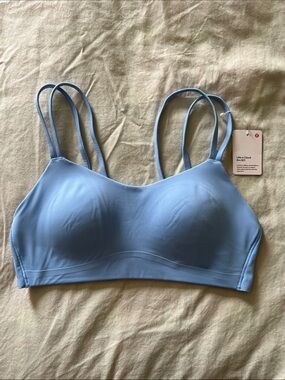 🆕 Lululemon Like a Cloud Bra B/C Double-Strap Sports Bra in Sinatra Blue, size 8